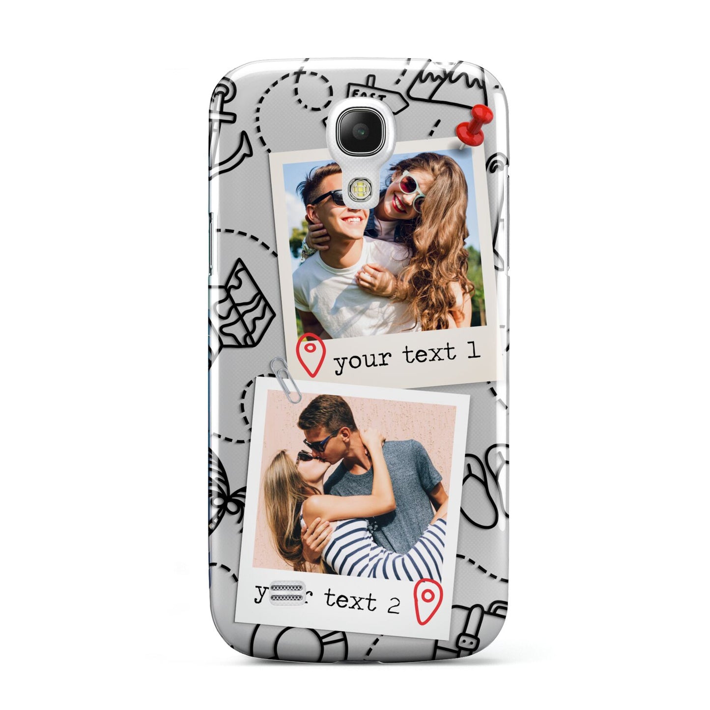 Pinboard Photo Montage Upload Samsung Galaxy S4 Mini Case