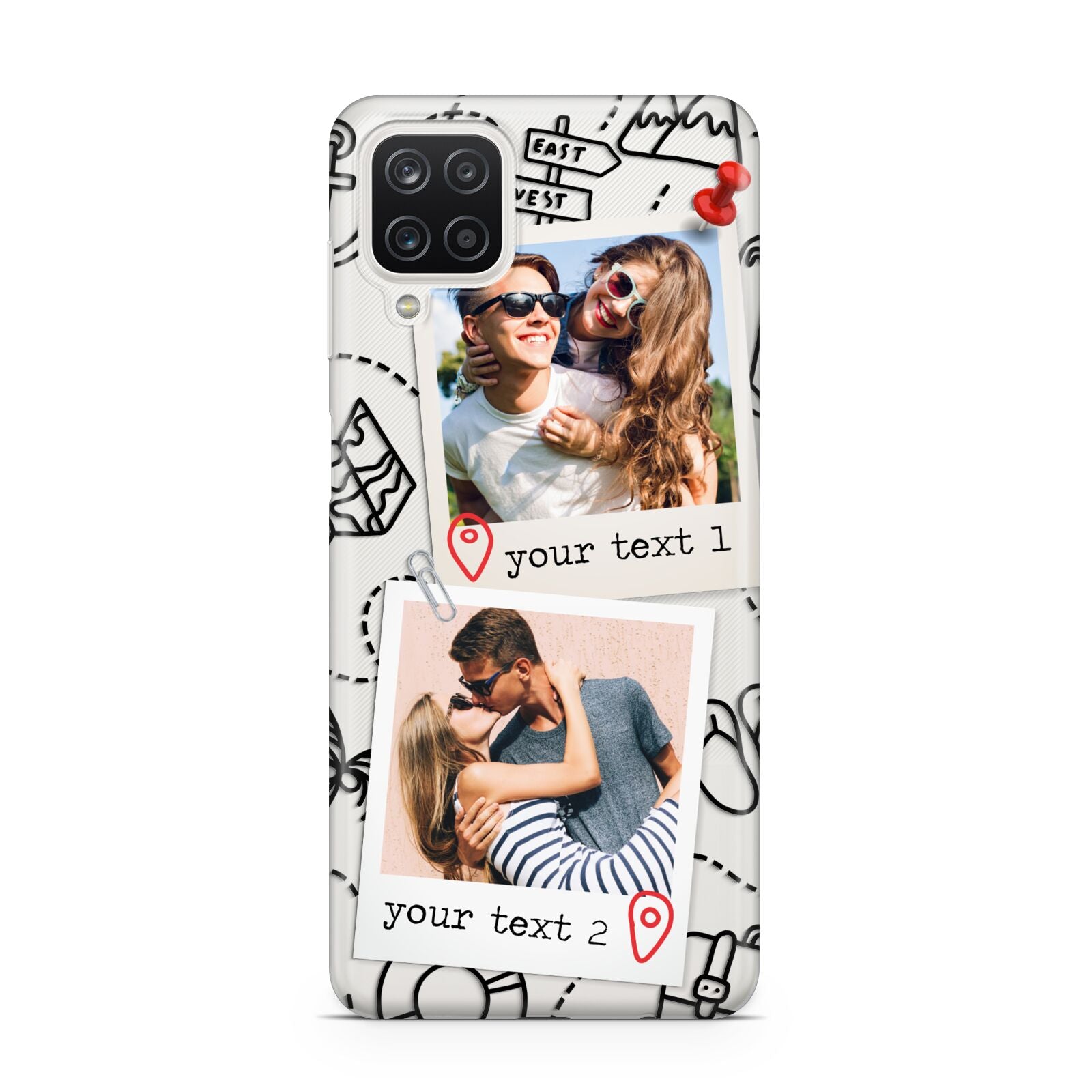 Pinboard Photo Montage Upload Samsung M12 Case