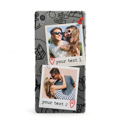 Pinboard Photo Montage Upload Sony Xperia Case