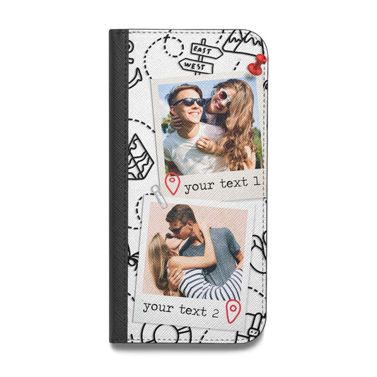 Pinboard Photo Montage Upload Vegan Leather Flip Samsung Case