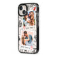 Pinboard Photo Montage Upload iPhone 13 Black Impact Case Side Angle on Silver phone