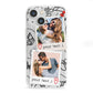 Pinboard Photo Montage Upload iPhone 13 Mini Clear Bumper Case