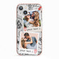 Pinboard Photo Montage Upload iPhone 13 TPU Impact Case with Pink Edges