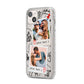 Pinboard Photo Montage Upload iPhone 14 Plus Glitter Tough Case Starlight Angled Image