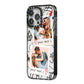 Pinboard Photo Montage Upload iPhone 14 Pro Max Black Impact Case Side Angle on Silver phone