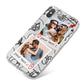 Pinboard Photo Montage Upload iPhone X Bumper Case on Silver iPhone