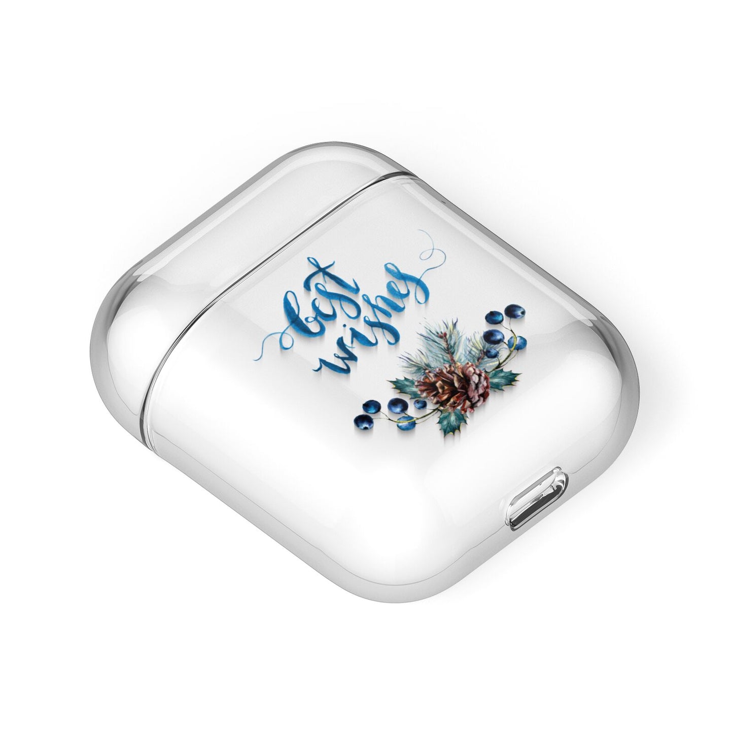 Pine cones wild berries AirPods Case Laid Flat