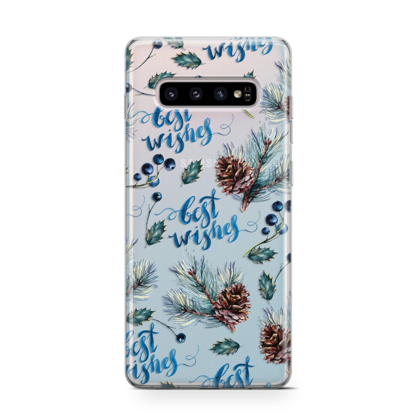 Pine cones wild berries Samsung Galaxy S10 Case