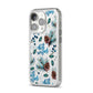 Pine cones wild berries iPhone 14 Pro Clear Tough Case Silver Angled Image