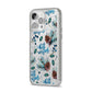 Pine cones wild berries iPhone 14 Pro Max Glitter Tough Case Silver Angled Image