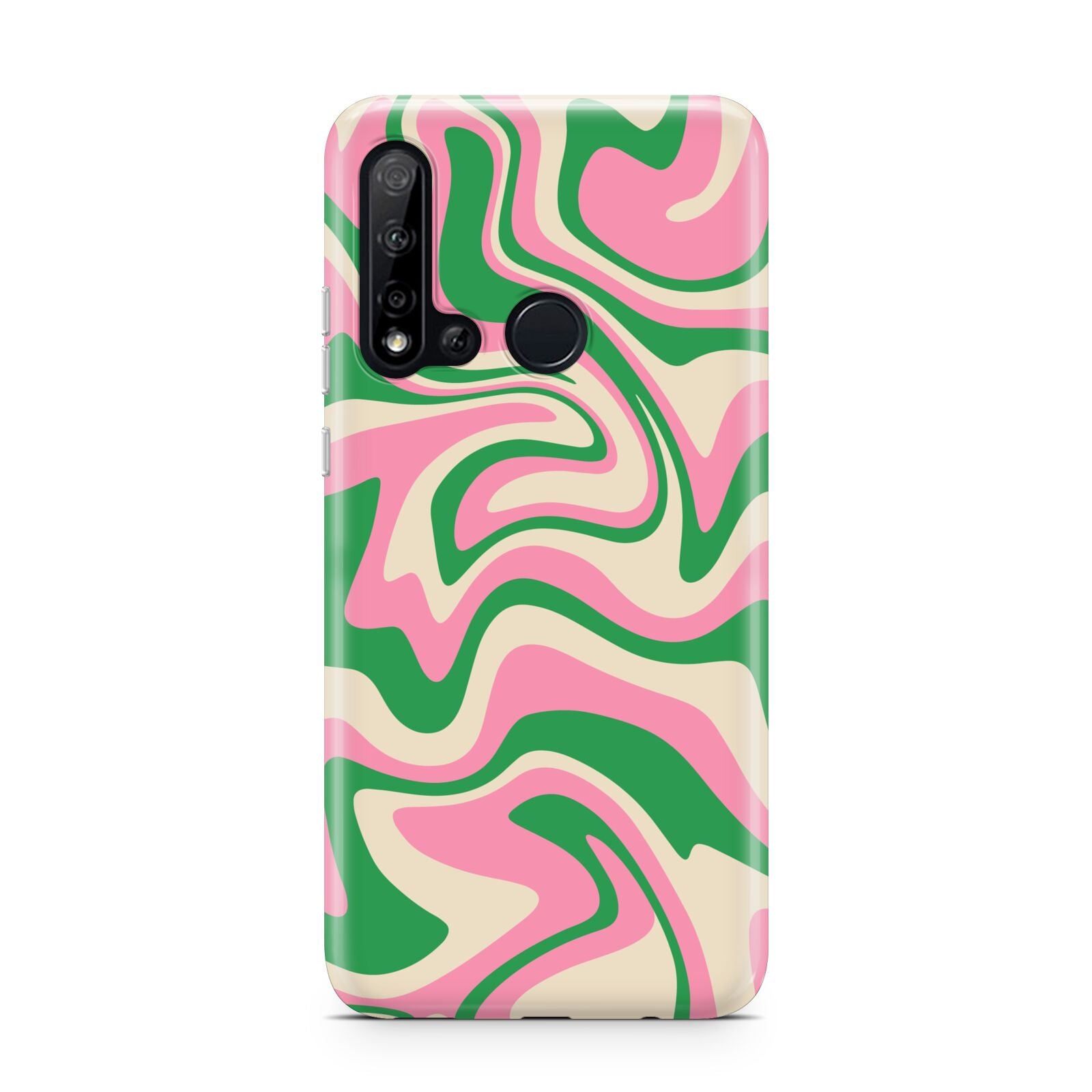 Pink And Green Swirl Huawei P20 Lite 5G Phone Case