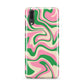 Pink And Green Swirl Huawei P20 Phone Case