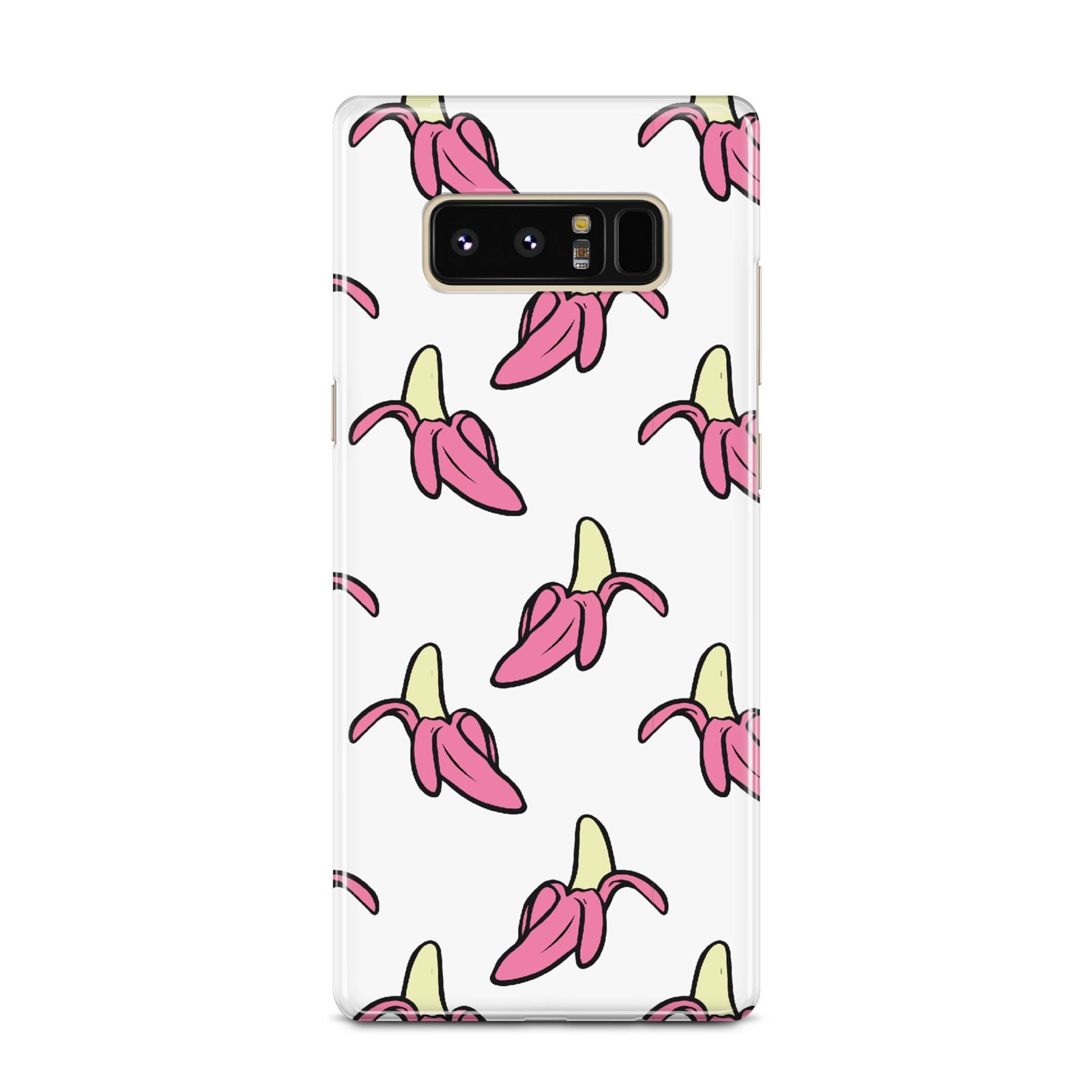 Pink Bannana Comic Art Fruit Samsung Galaxy Note 8 Case
