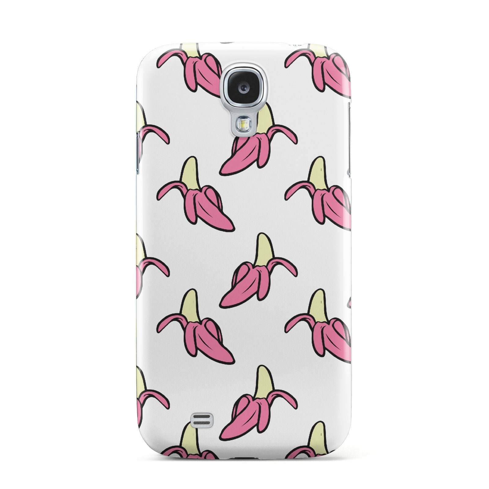 Pink Bannana Comic Art Fruit Samsung Galaxy S4 Case