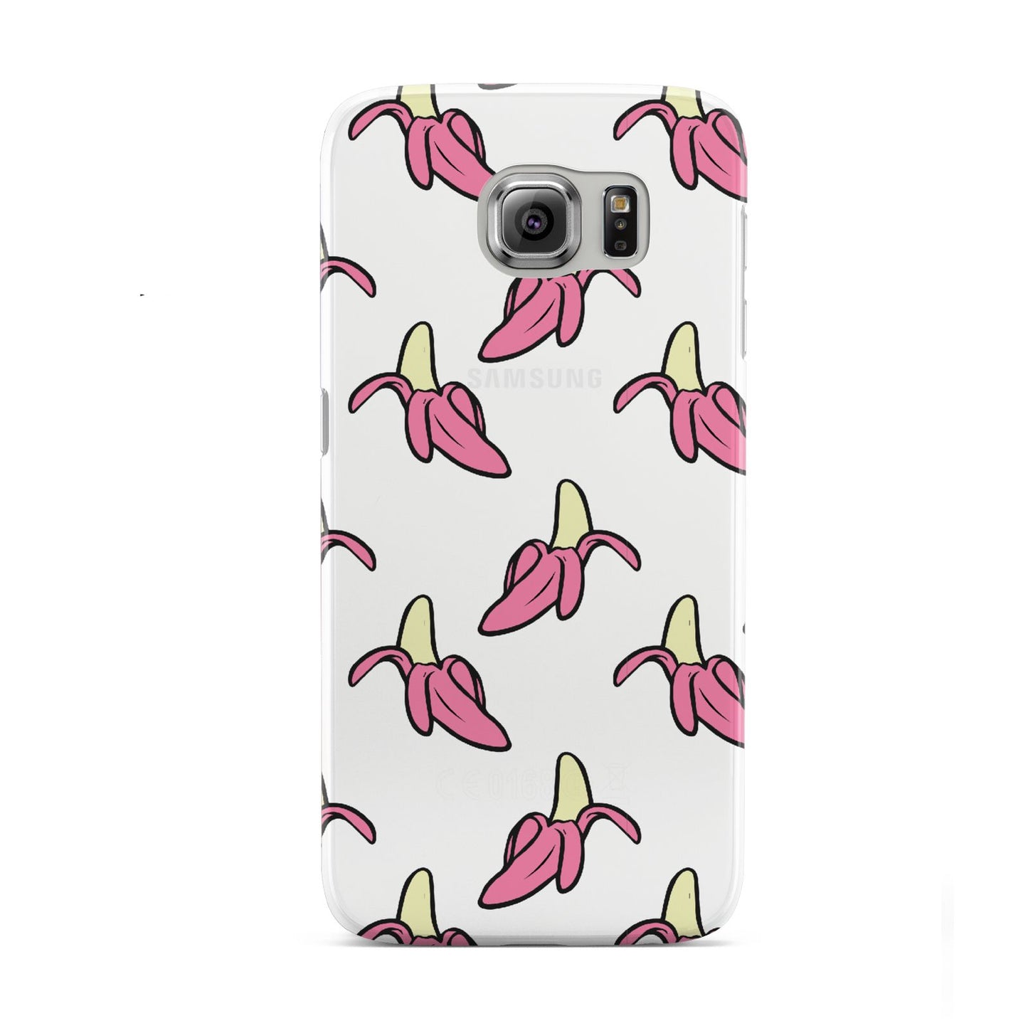 Pink Bannana Comic Art Fruit Samsung Galaxy S6 Case