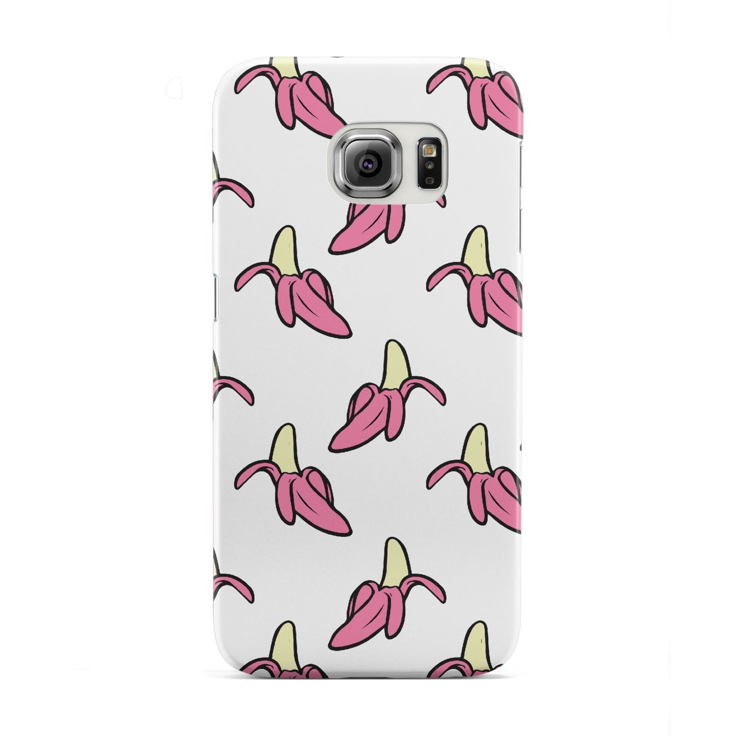 Pink Bannana Comic Art Fruit Samsung Galaxy S6 Edge Case