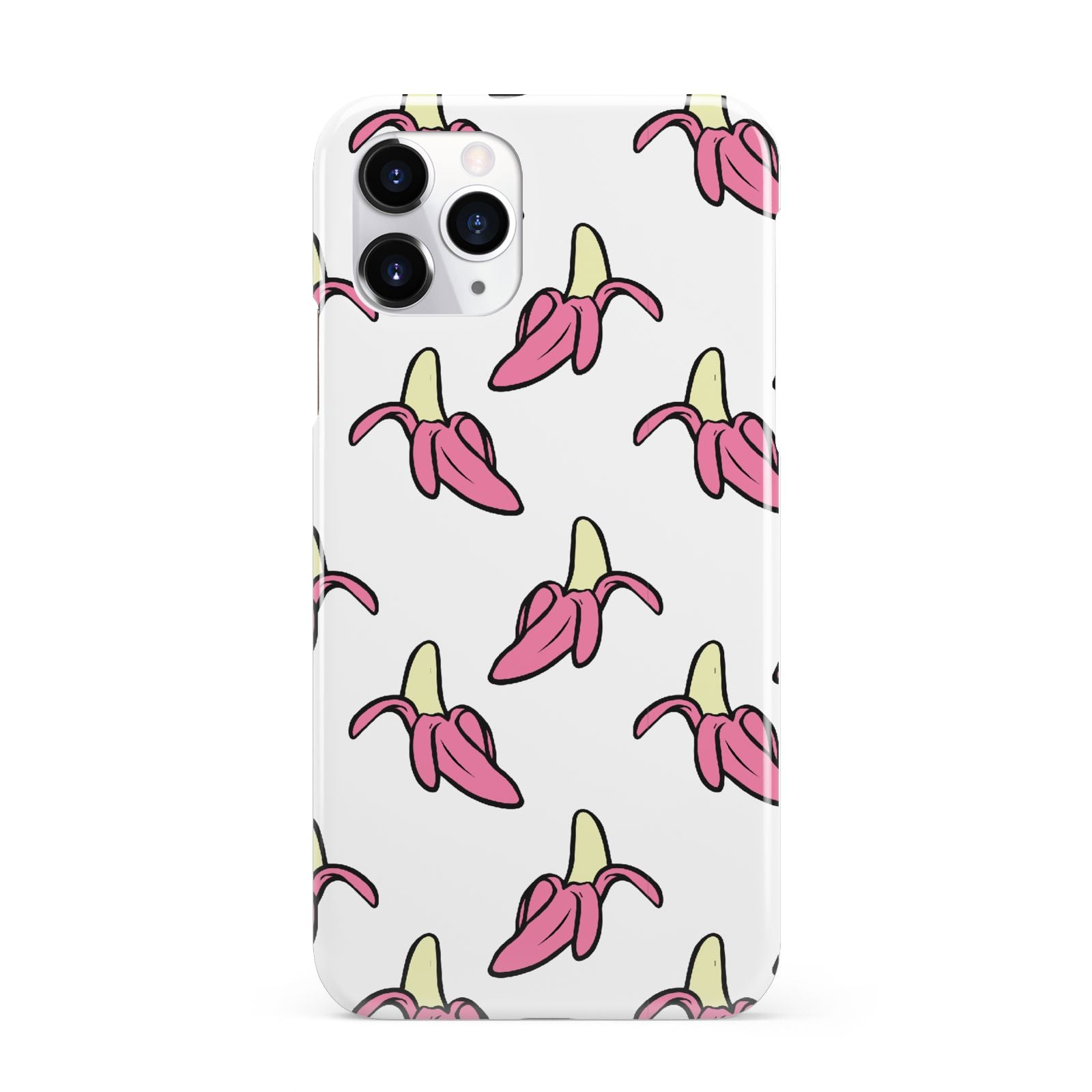 Pink Bannana Comic Art Fruit iPhone 11 Pro 3D Snap Case
