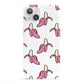 Pink Bannana Comic Art Fruit iPhone 13 Full Wrap 3D Snap Case