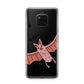 Pink Bat Personalised Halloween Huawei Mate 20 Pro Phone Case