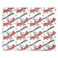 Pink Bat Personalised Halloween Personalised Wrapping Paper Alternative