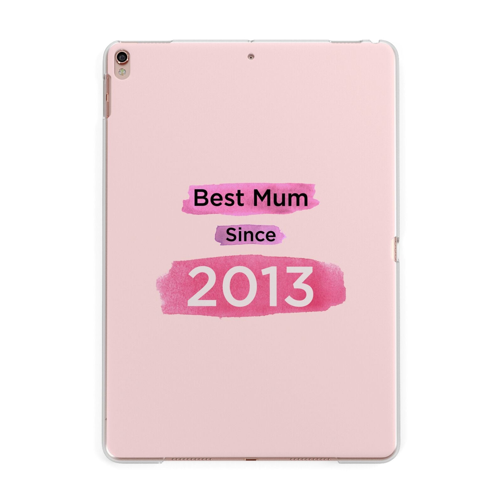 Pink Best Mum Apple iPad Rose Gold Case