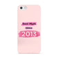 Pink Best Mum Apple iPhone 5 Case