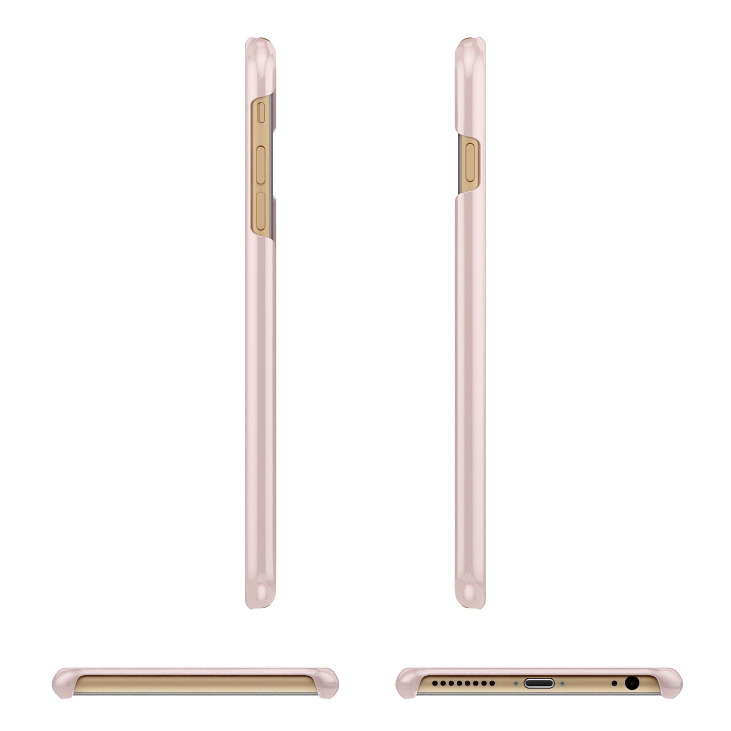 Pink Best Mum Apple iPhone 6 Plus 3D Wrap Snap Case Angled Images