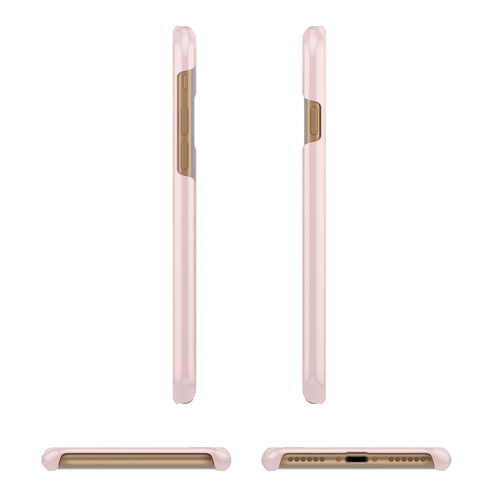 Pink Best Mum Apple iPhone 7 8 3D Wrap Snap Case Angled Images