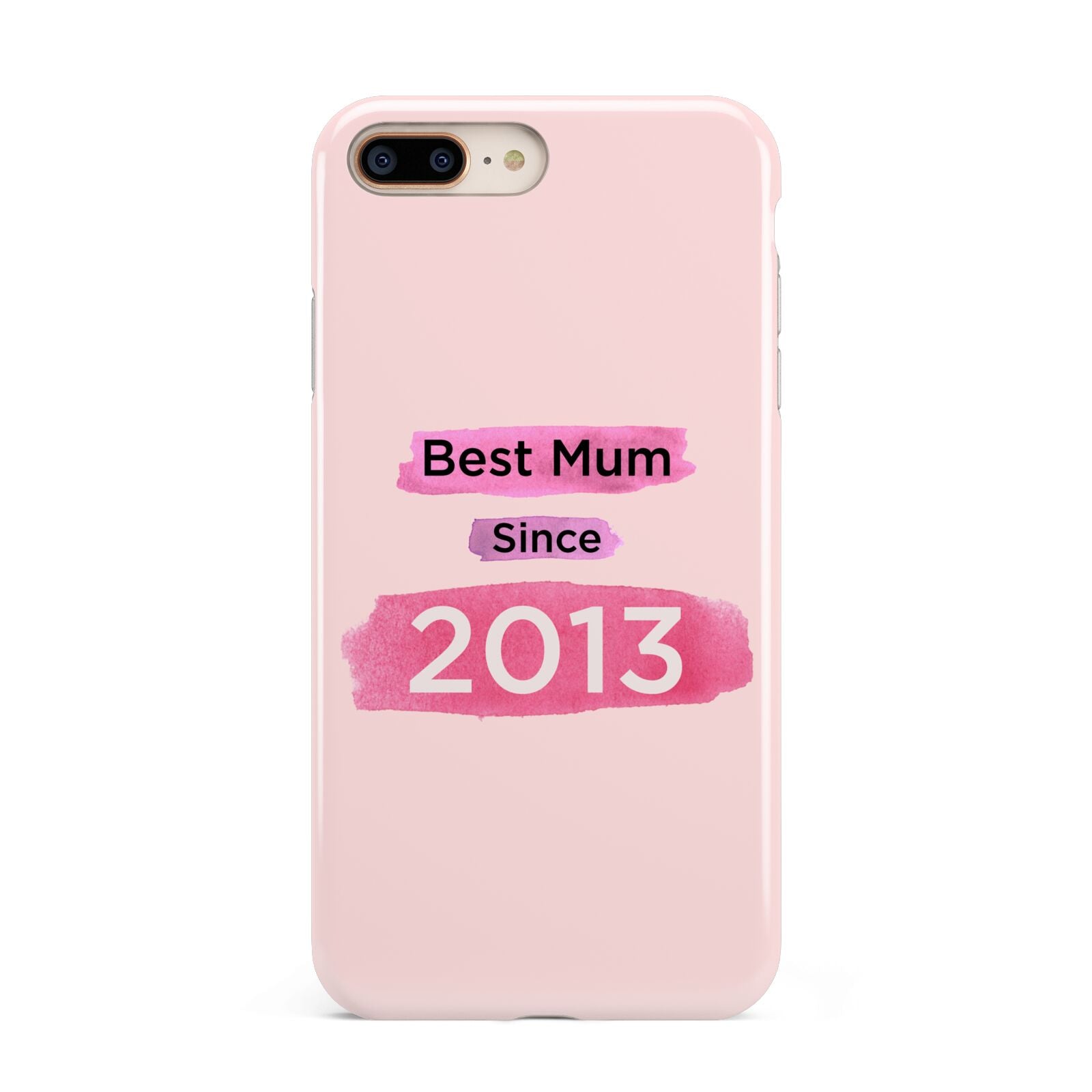 Pink Best Mum Apple iPhone 7 8 Plus 3D Tough Case