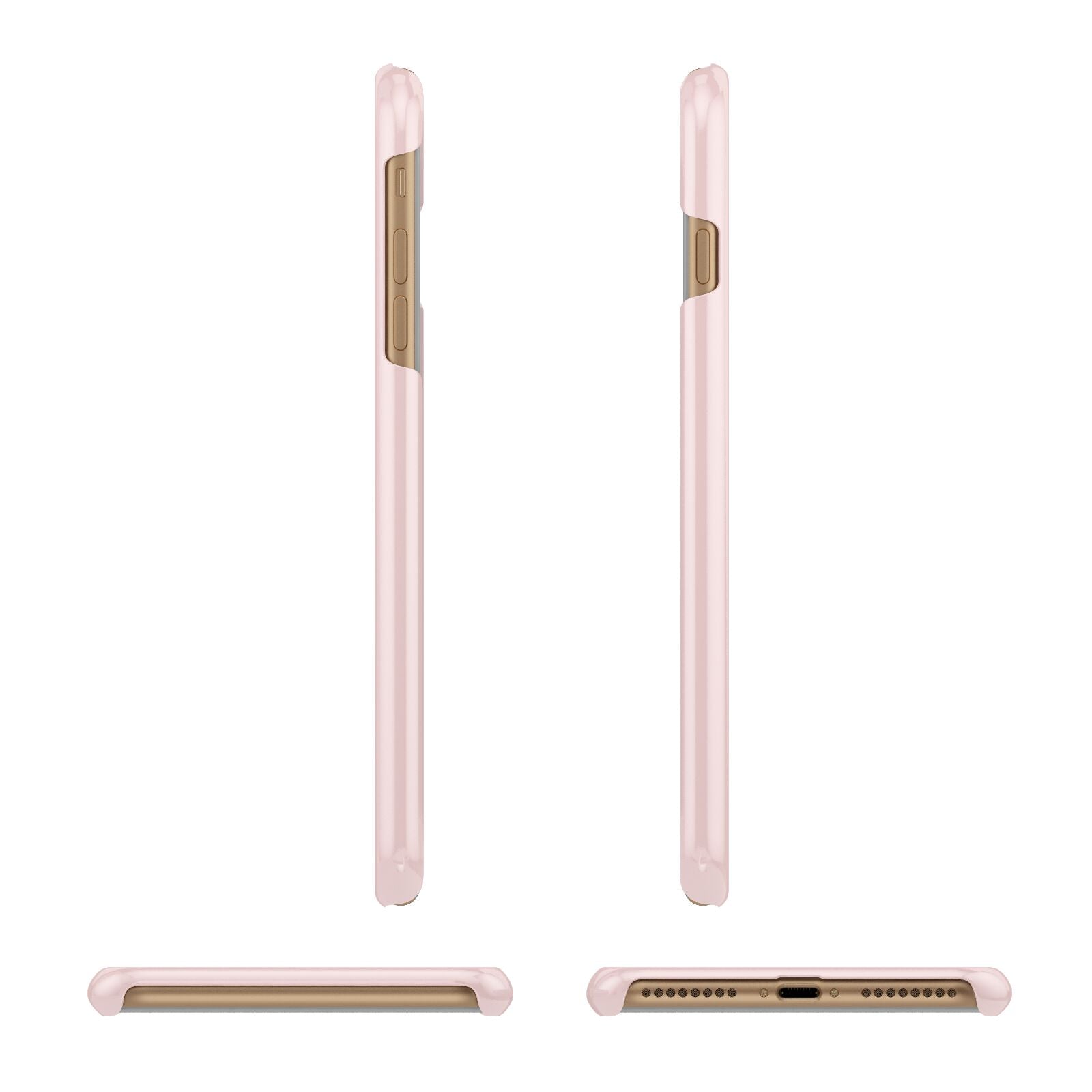 Pink Best Mum Apple iPhone 7 Plus 3D Wrap Snap Case Angled Images