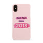 Pink Best Mum Apple iPhone XS 3D Snap Case