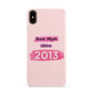 Pink Best Mum Apple iPhone Xs Max 3D Snap Case