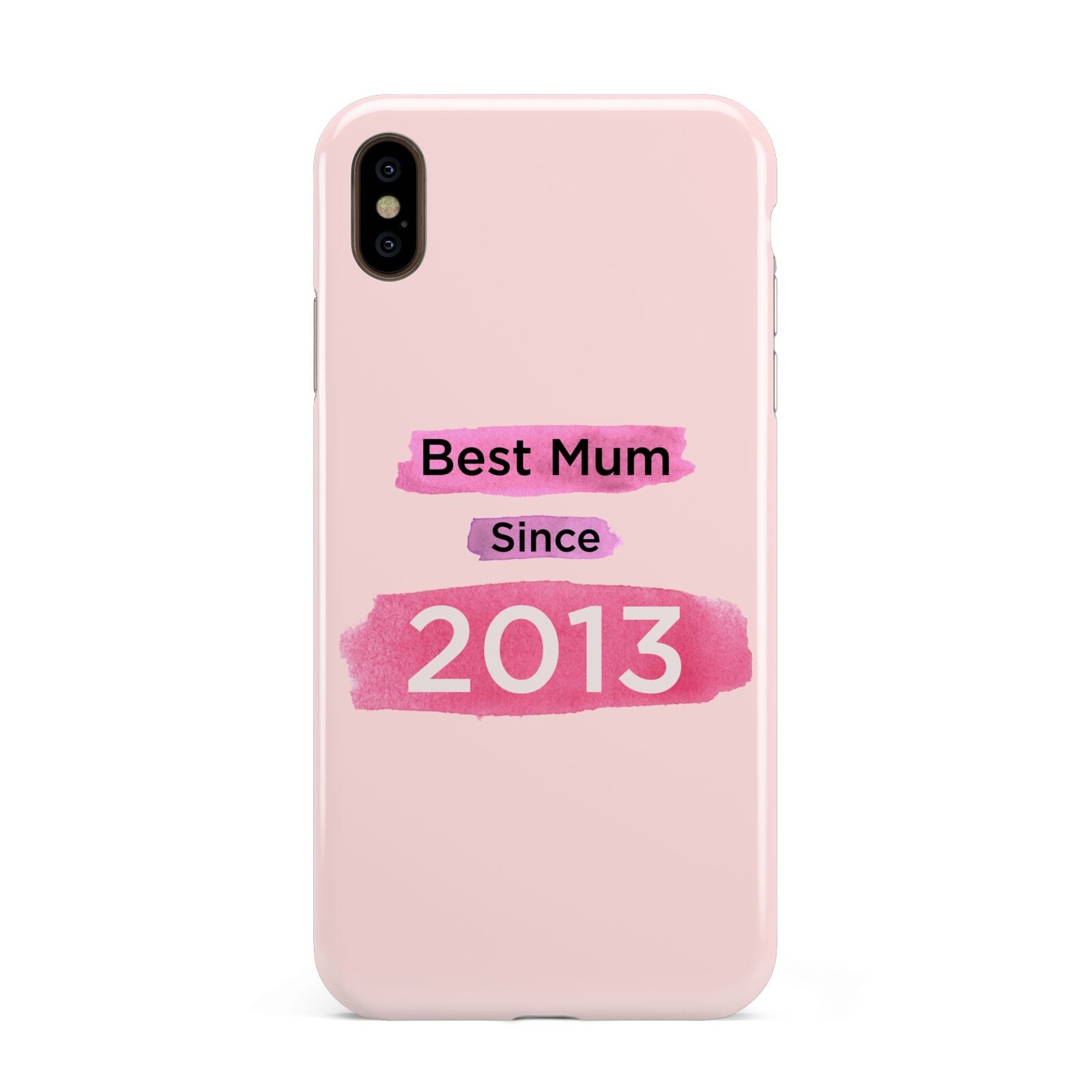 Pink Best Mum Apple iPhone Xs Max 3D Tough Case