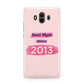 Pink Best Mum Huawei Mate 10 Protective Phone Case