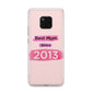 Pink Best Mum Huawei Mate 20 Pro Phone Case