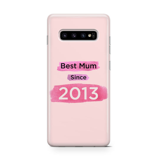 Pink Best Mum Protective Samsung Galaxy Case