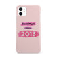 Pink Best Mum iPhone 11 3D Snap Case