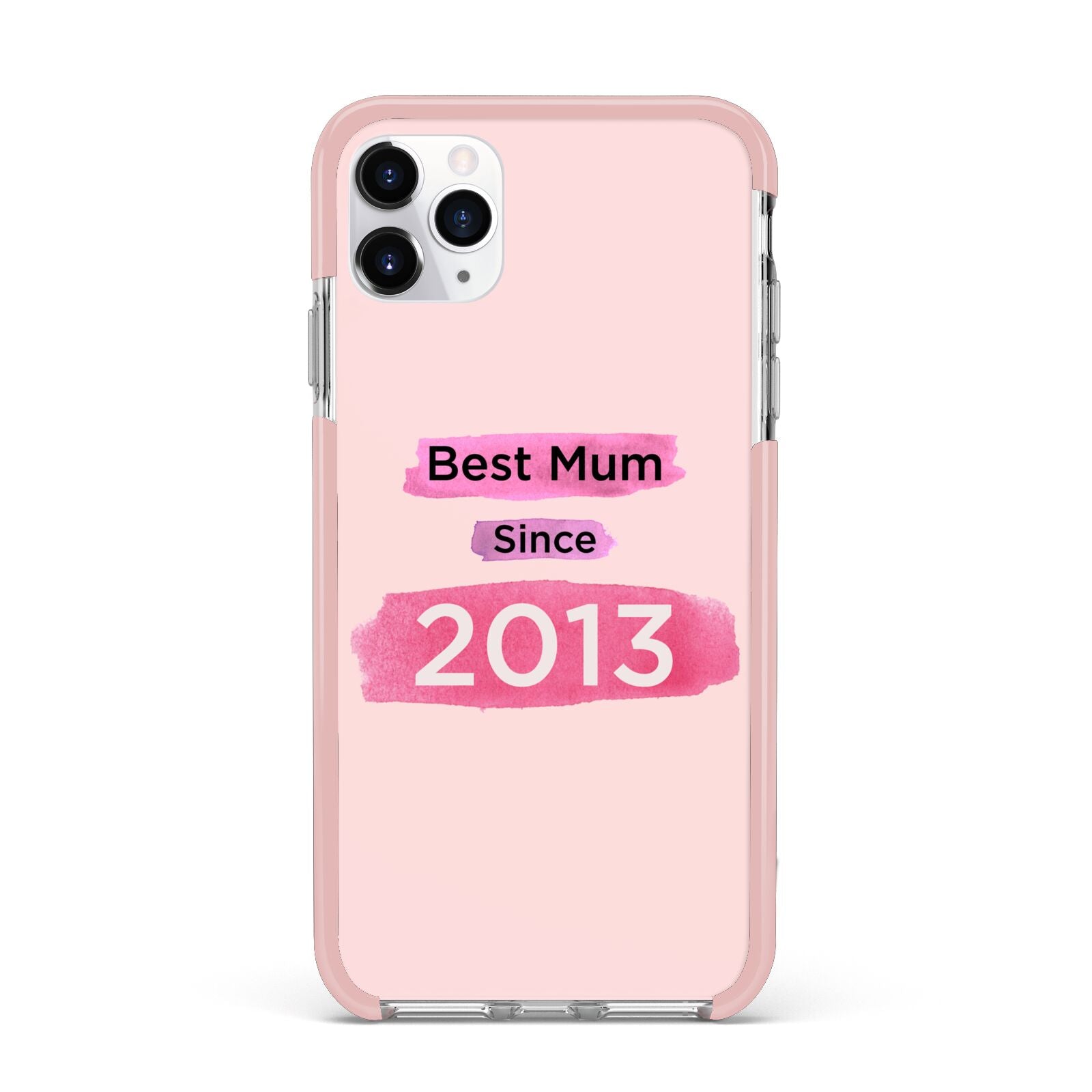 Pink Best Mum iPhone 11 Pro Max Impact Pink Edge Case