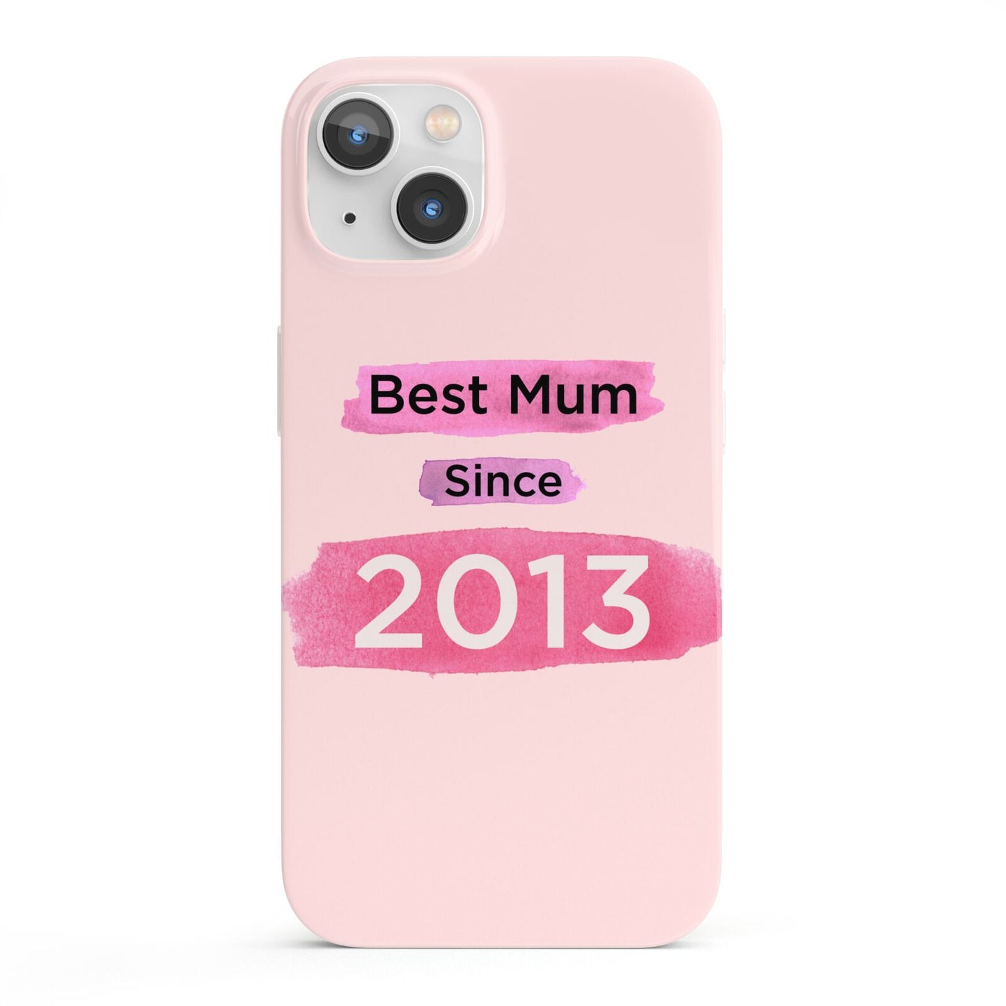 Pink Best Mum iPhone 13 Full Wrap 3D Snap Case