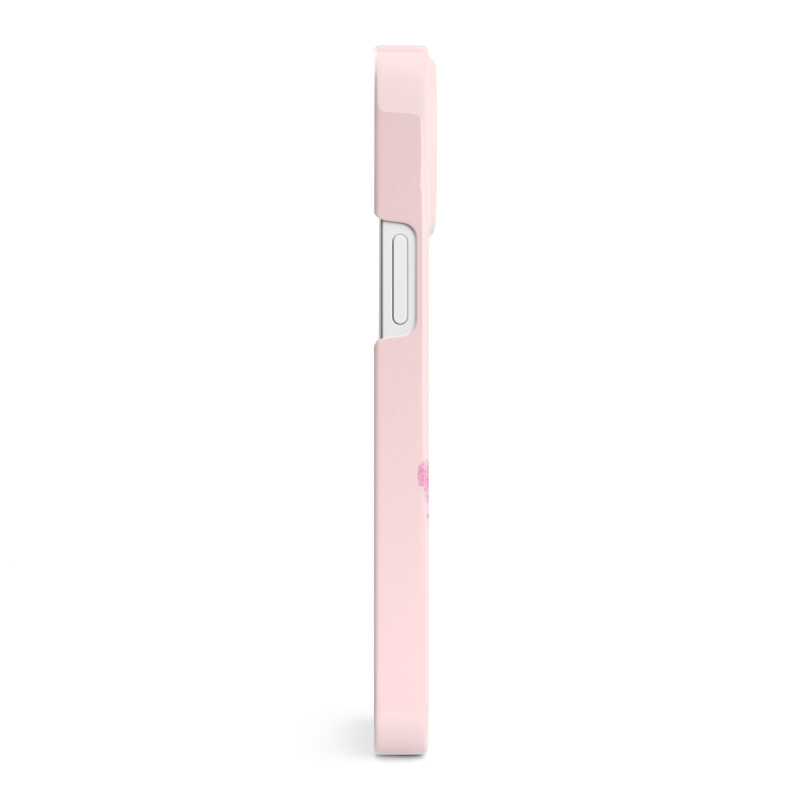 Pink Best Mum iPhone 13 Mini Side Image 3D Snap Case