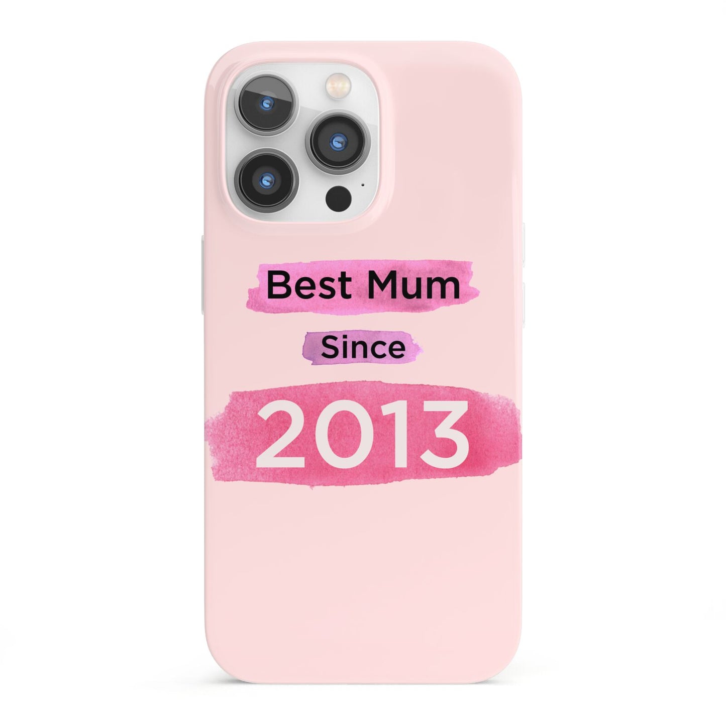 Pink Best Mum iPhone 13 Pro Full Wrap 3D Snap Case