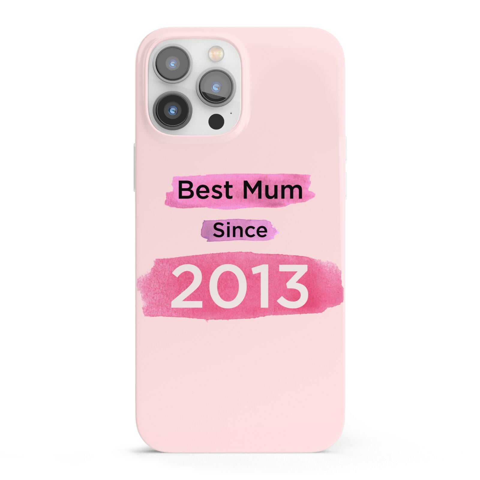 Pink Best Mum iPhone 13 Pro Max Full Wrap 3D Snap Case