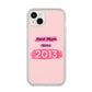 Pink Best Mum iPhone 14 Plus Clear Tough Case Starlight