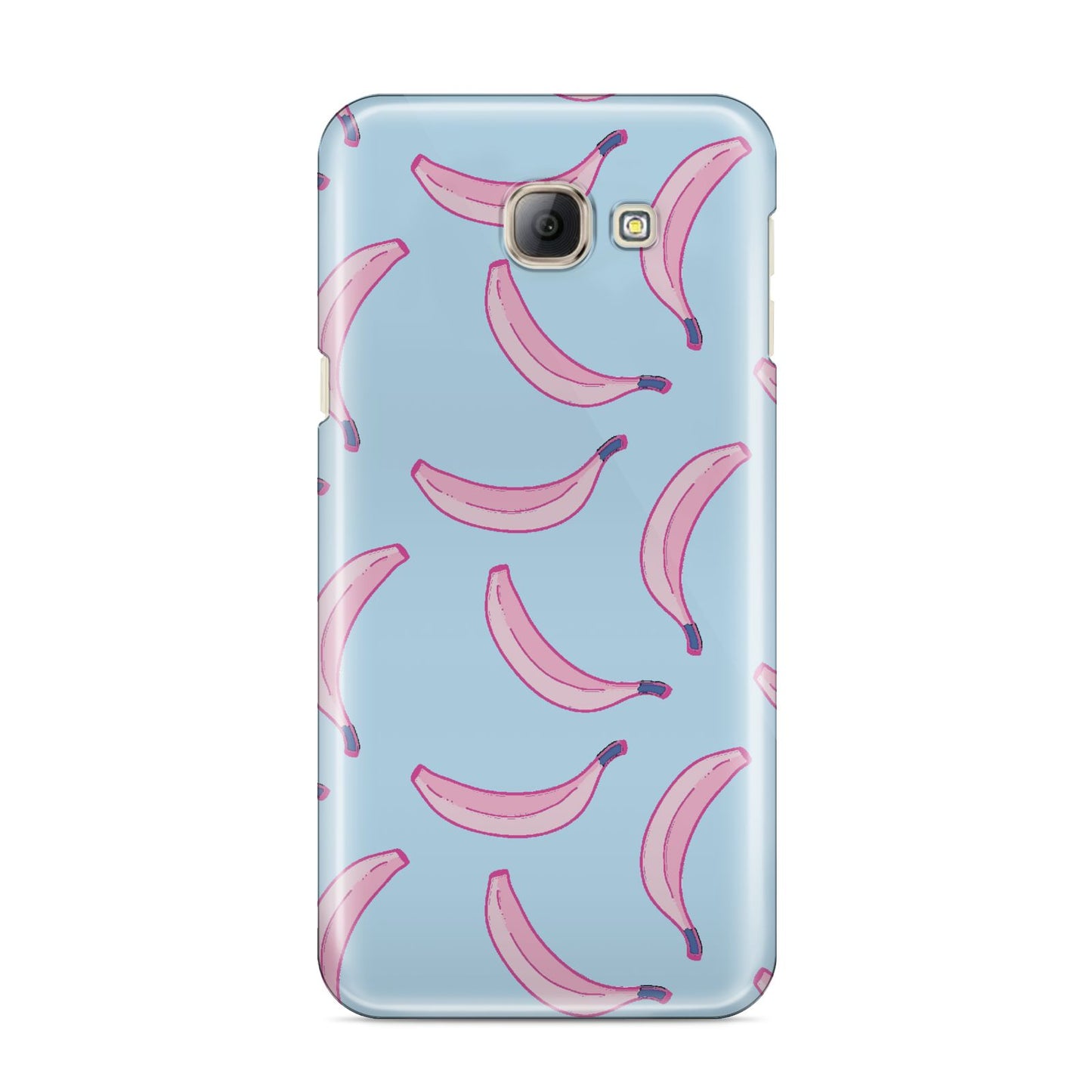 Pink Blue Bannana Fruit Samsung Galaxy A8 2016 Case