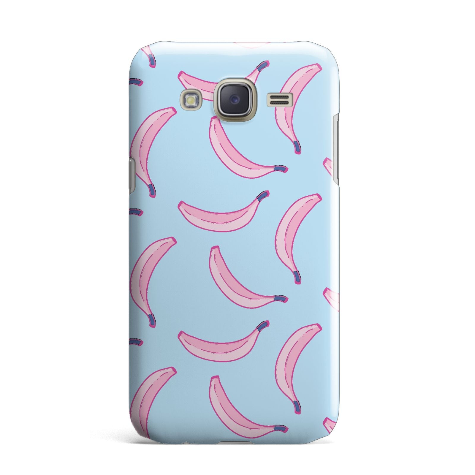 Pink Blue Bannana Fruit Samsung Galaxy J7 Case