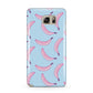Pink Blue Bannana Fruit Samsung Galaxy Note 5 Case