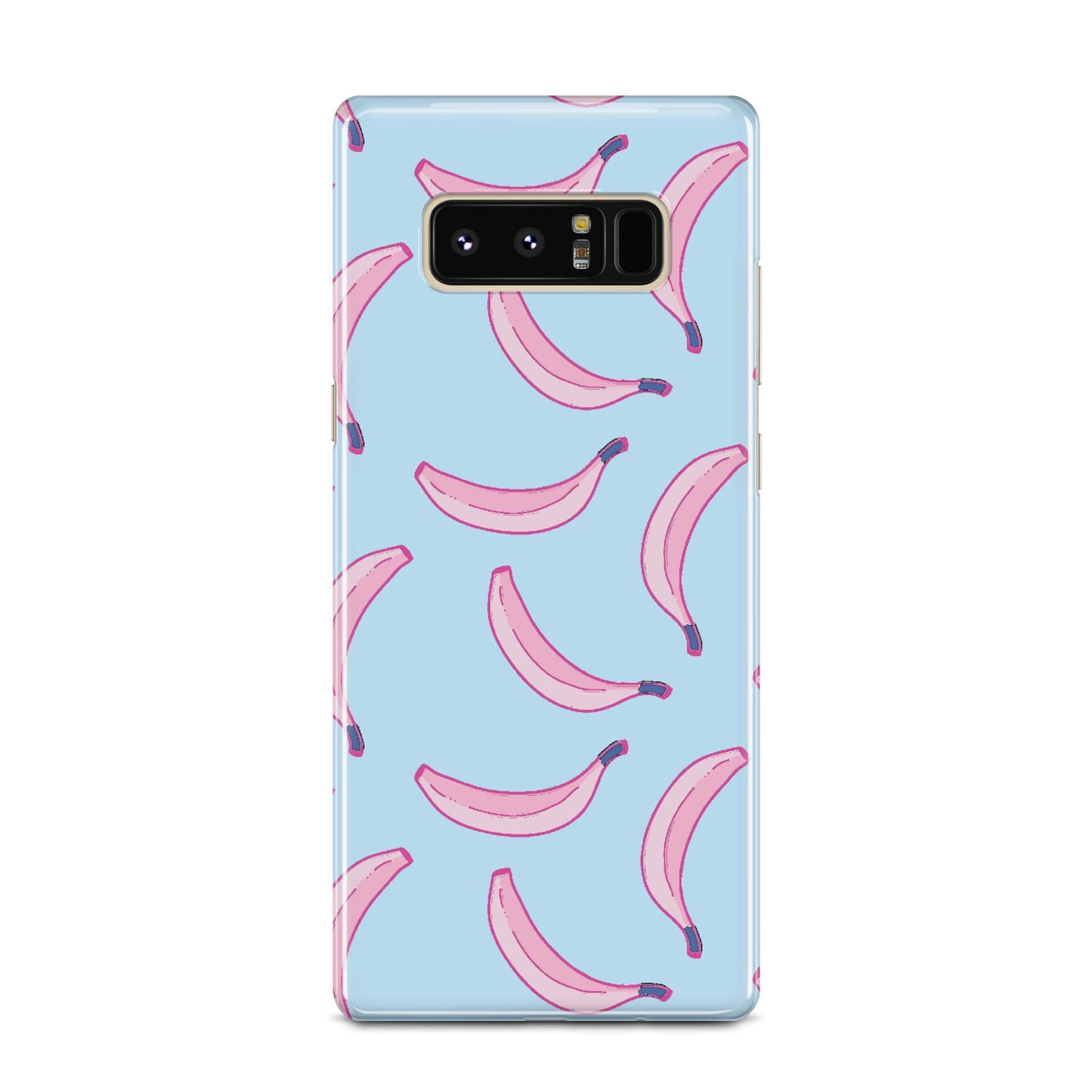 Pink Blue Bannana Fruit Samsung Galaxy Note 8 Case