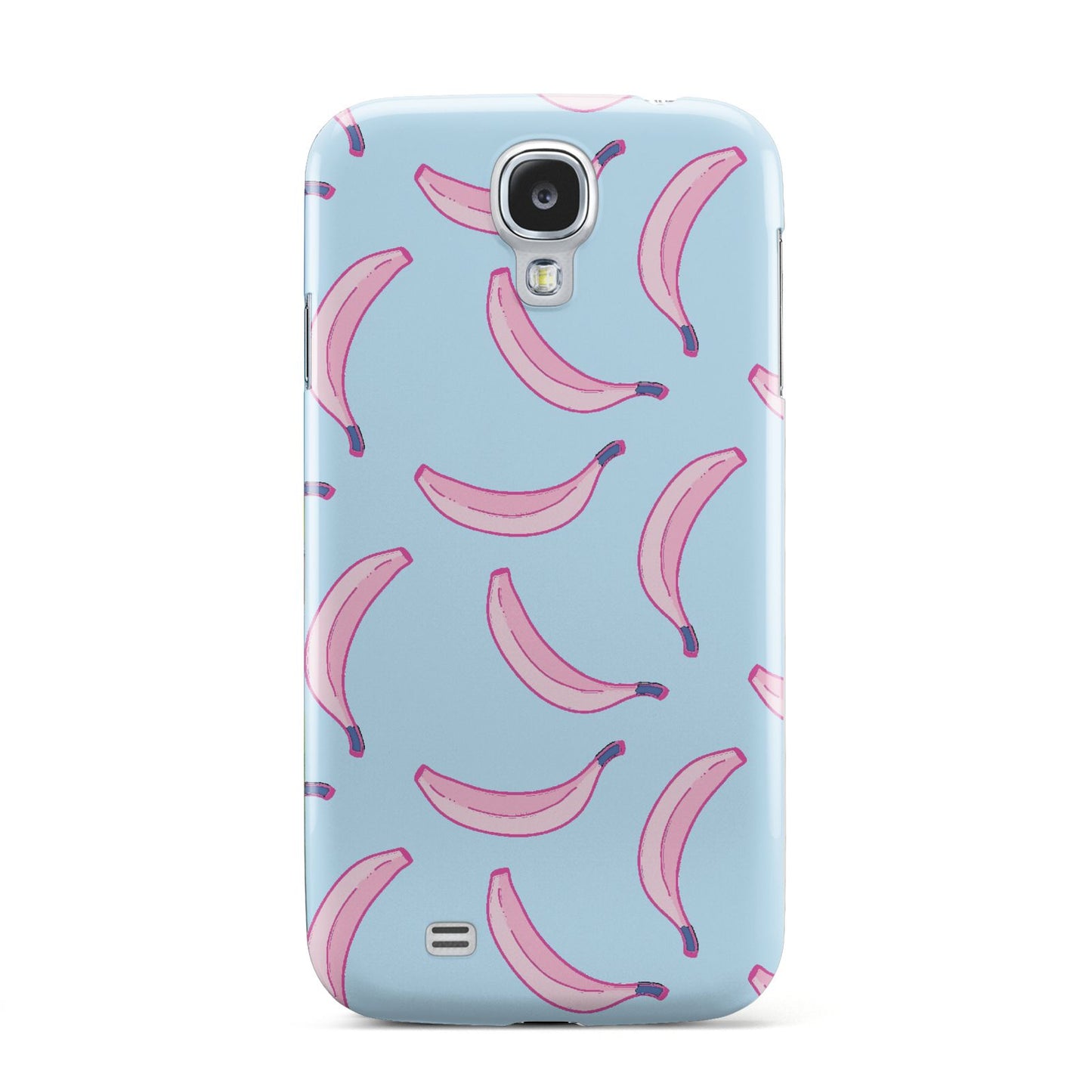 Pink Blue Bannana Fruit Samsung Galaxy S4 Case