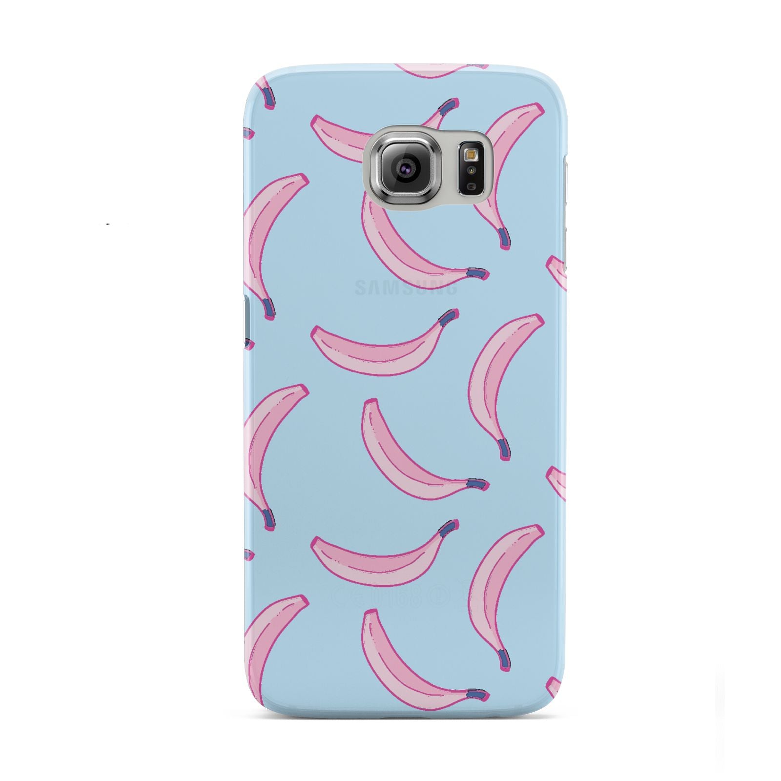 Pink Blue Bannana Fruit Samsung Galaxy S6 Case