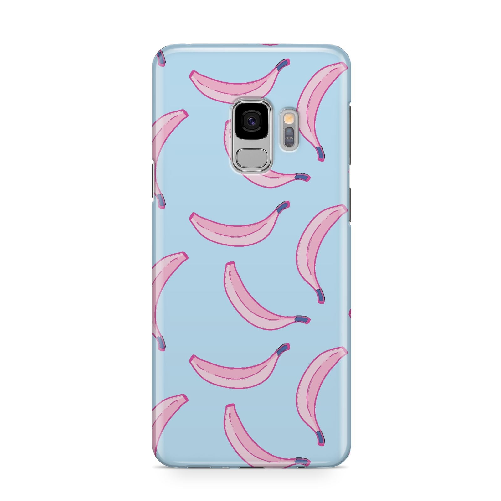 Pink Blue Bannana Fruit Samsung Galaxy S9 Case